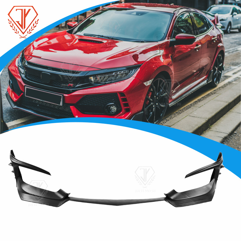 适用于十代本田思域前唇杠包围改装tr款前杠思域包围套件2016 款