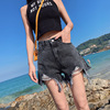 852 Shorts female summer 2022 summer Thin section Paige Broad leg Jeans trousers