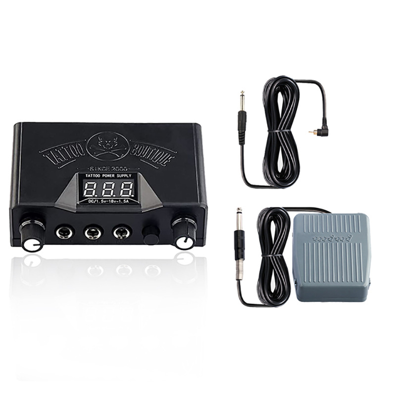 Factory Wholesale Skull Summer and Winter Tattoo Power Supply Stabilized Voltage Constant Current Tattoo Tattoo Embroidery Power Supply Tattoo Motor Machine Power Supply