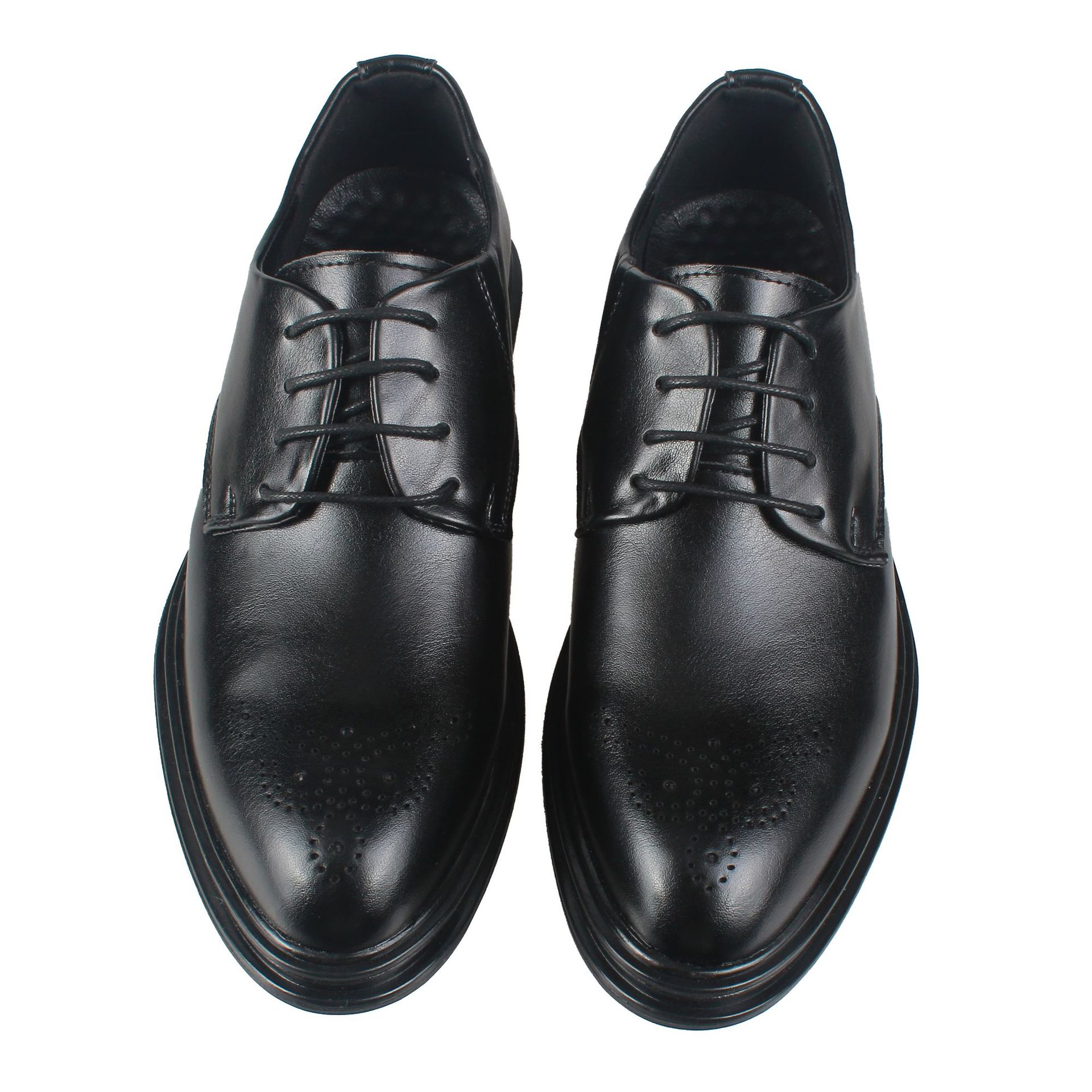 布洛克雕花皮鞋男2021夏季新款商务男士休闲绅士皮鞋潮流正装7811