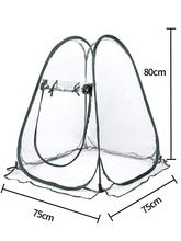 花房暖房温室家用户外防冻绿植花卉防雨遮阳棚多肉植物大棚保温罩