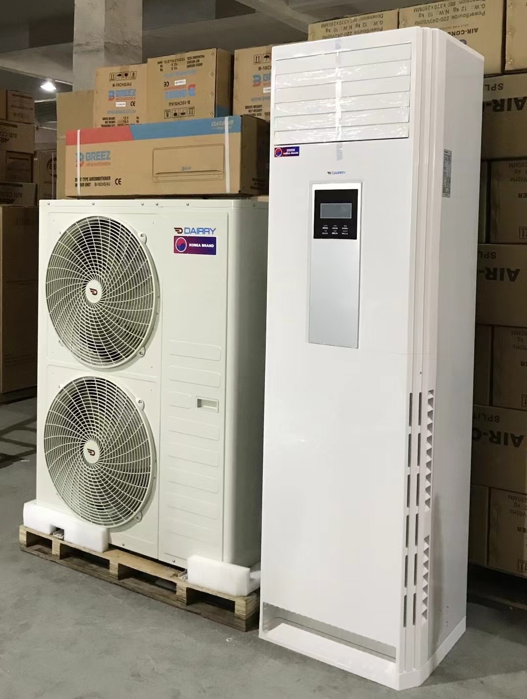 Factory Wholesale 2p-3p-4p-5p Vertical Cabinet Air Conditioner Fixed Frequency Cabinet, Can Undertake Foreign Trade Orders