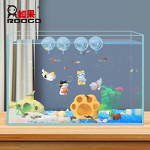 鱼缸造景摆件装饰品小摆件漂浮喵星人海星猫观赏鱼缸造景海底世界