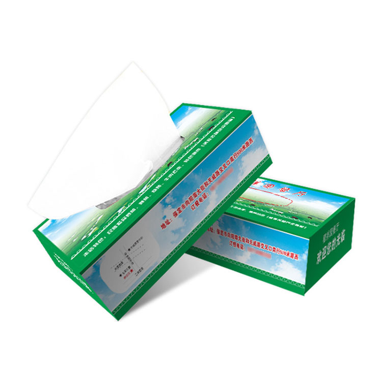 Source Manufacturers Can Print Logo Advertising Boxed Tissue Customization Tissue Box Tissue Box Napkin Customization