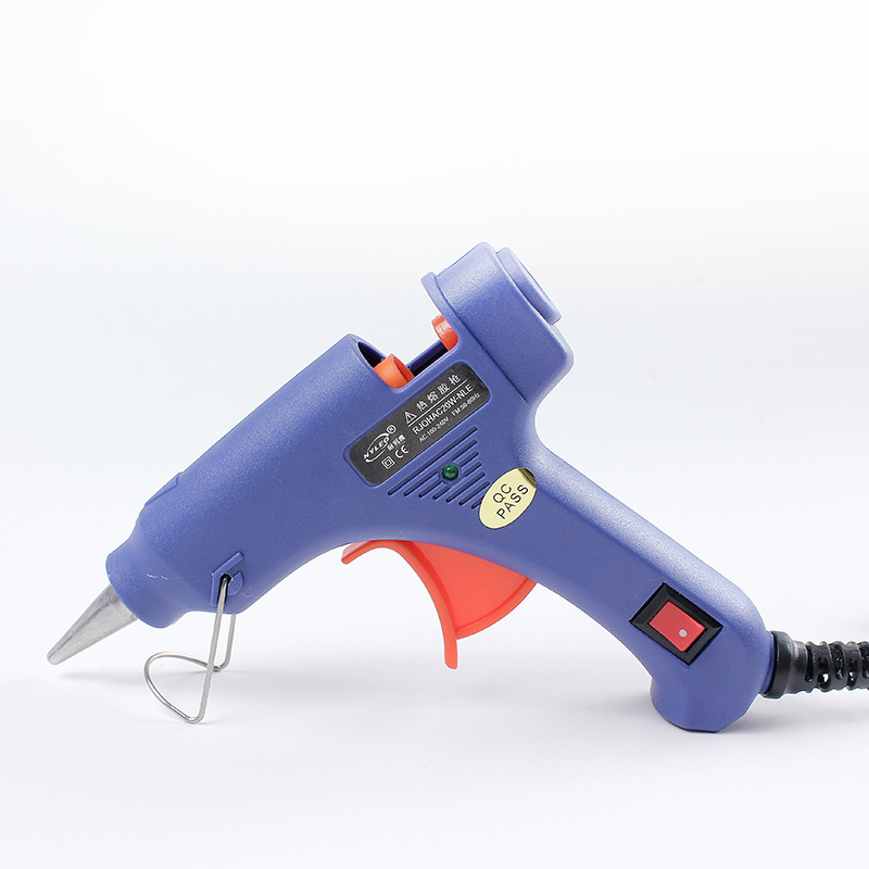 20w热熔胶枪家用手工diy制作万能电熔容电热融棒棒胶水枪溶胶棒