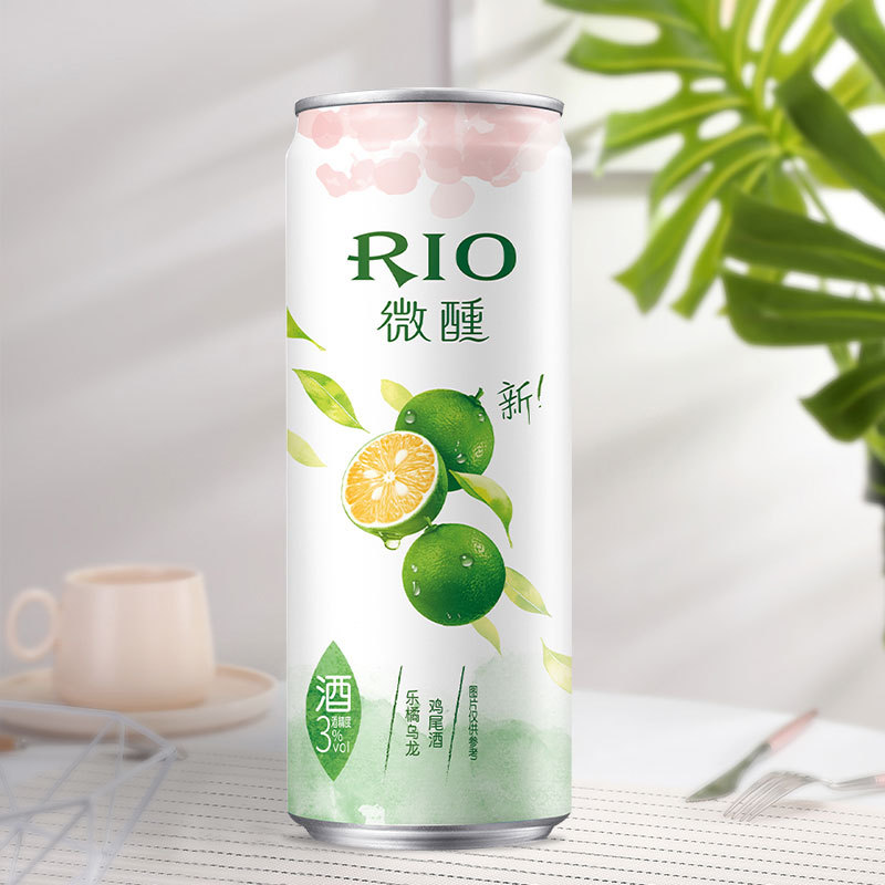rio锐澳微醺鸡尾酒柠檬红茶金橘乌龙茶微醺330ml聚会低度餐酒洋酒