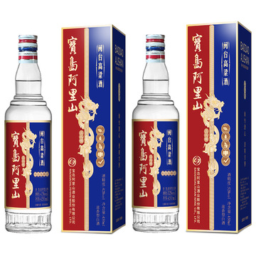 宝岛阿里山闽台高粱酒450ml盒装纯粮食白酒整箱6瓶42度52度批发酒
