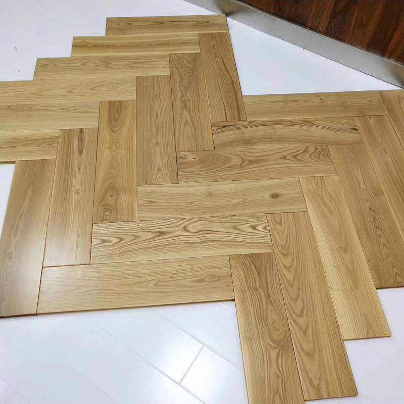 旧翻新白蜡木纯实木地板水曲柳老木地板无甲醛漆素板卧室家装