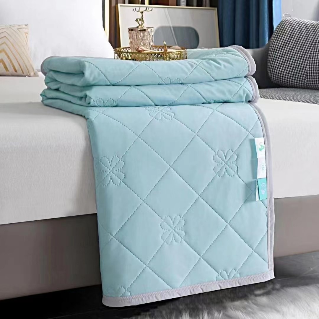 夏季空调被纯色礼品促销夏凉被手工包边冰激凌夏被单人双人被子