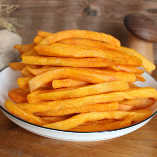 连城特产红心仔倒蒸地瓜干500g农家自制番薯条办公室零食一件代发