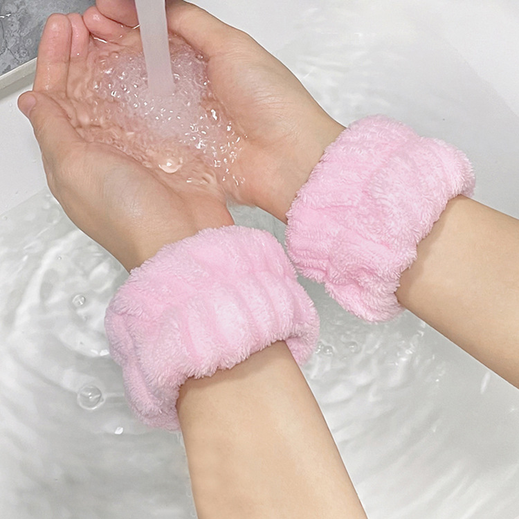 Face Wash Wrist Band Wrist Band Sweat-Wiping Bracelet Waterproof Arm Cuff Keep Dry Sleeve Wash Sports Sweat-Absorbent Sleeves