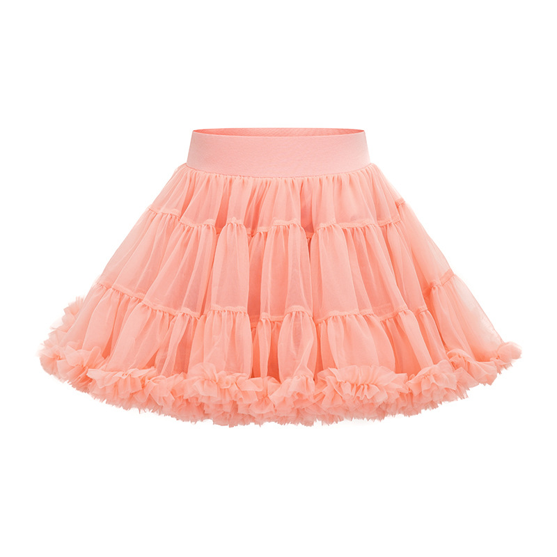 法国tutu短裙儿童女孩半身裙新款舞蹈短纱裙生日礼物