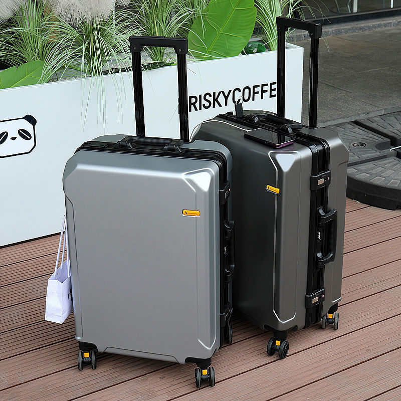 新款袋鼠旅行箱结实耐用可坐人男女学生大容量行李箱密码拉杆皮箱