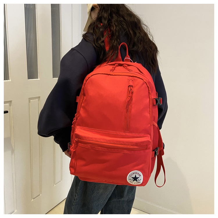 大容量书包男匡威经典款学生书包女休闲简约百搭双肩背包电脑潮包