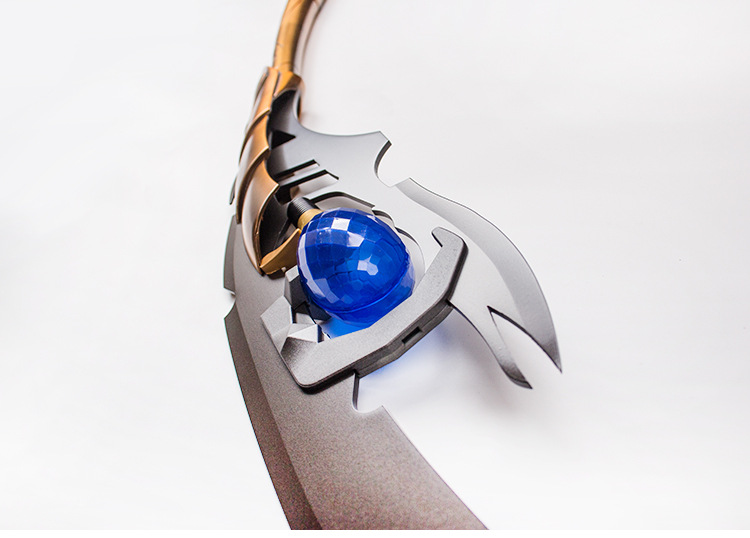 复联4洛基权杖1比1无限心灵原宝石容器全金属法杖cos武器道具模型