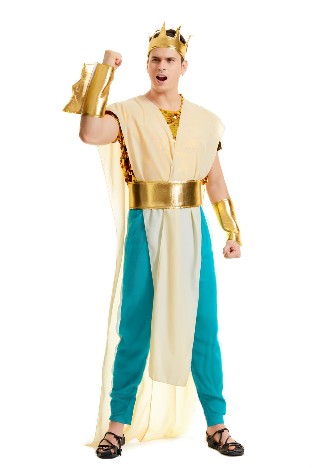 海龙王服装成人海神国王埃及法老cos扮演服 亮片影楼拍摄酒吧演出