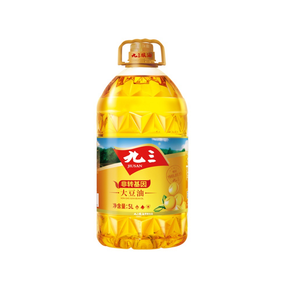 九三非转基因一级大豆油5l黑土地调味营养香浓家用食堂餐饮炒菜油