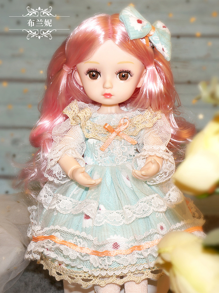 厂家直供 微商热售 阿鲁哈1/6分bjd洋娃娃套装仿真女孩玩具批发