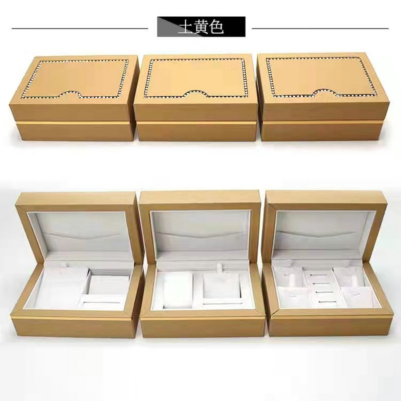 钻石盒套装首饰盒工厂饰品包装盒戒指盒吊坠盒珠宝手镯盒可印logo
