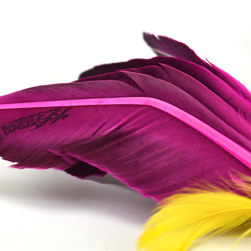 火翎鸟比赛专用耐踢鹅毛毽子儿童成人健身运动好朋友升级款花毽球