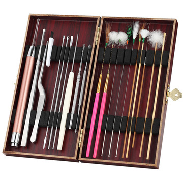 采耳套装鹅毛棒工具挖耳勺按摩耳道清洁耳朵采耳工具掏耳勺