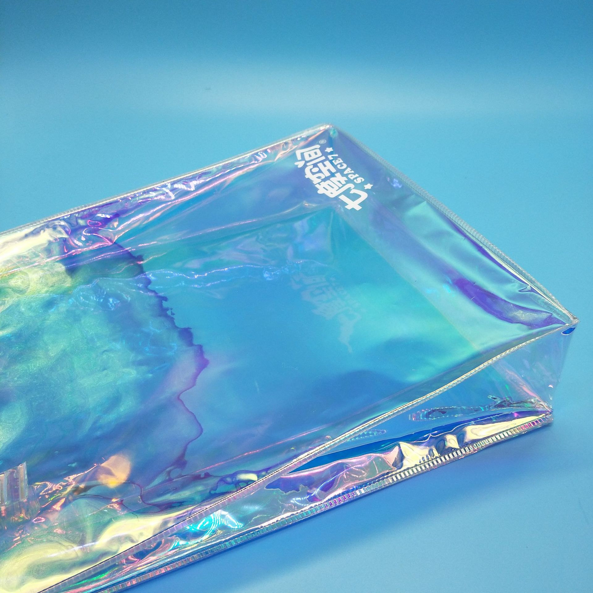 厂家定制pvc镭射手提袋 eva炫彩袋 tpu手提袋 购物袋 彩印