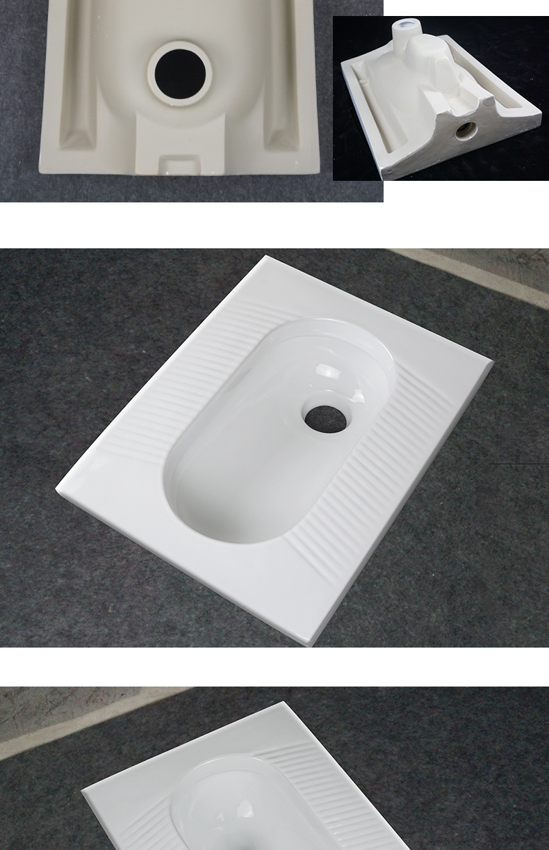 厂家批发陶瓷蹲便器防臭大便盆蹲坑式卫生间便池蹲便厕所卫浴洁具