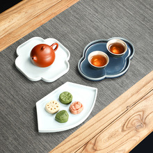 中式婚礼陶瓷茶点盘糕点盘喜饼盘小点心碟创意托盘订婚摆盘水果盘