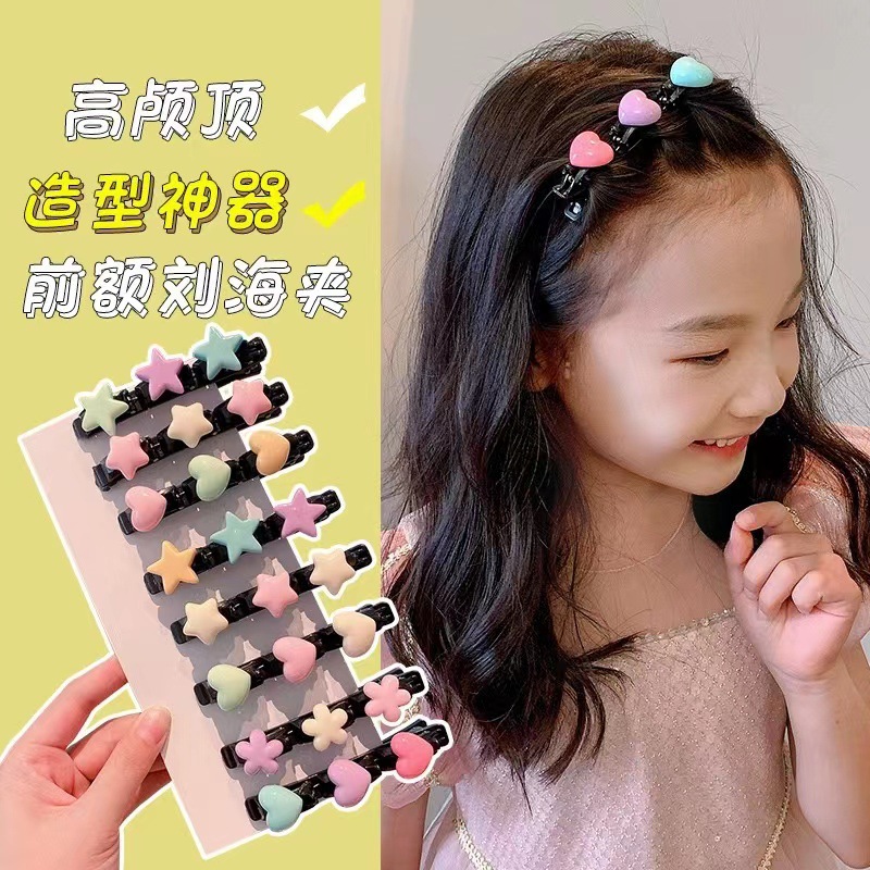 children hair braiding hair clip side bang clip little girl finishing cropped hair clip barrettes girl baby xingx hair clip headdress