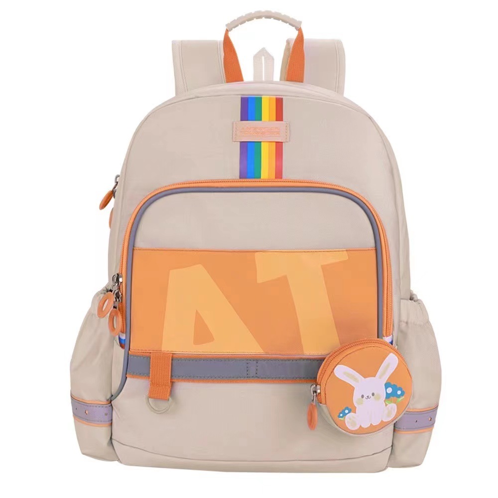 美旅双肩包nk0男女孩轻防泼水背包1-3-6学生年级减负护脊时尚书包