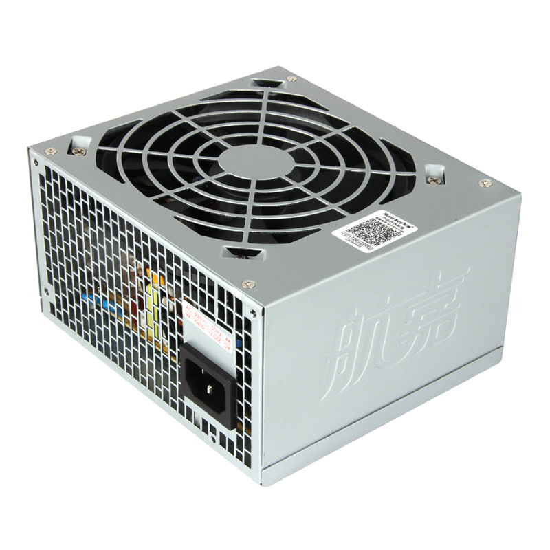 航嘉gs500 额定400 大风扇静音电源行货3年保修