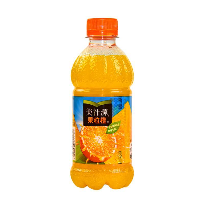 美汁源果粒橙新鲜橙汁果味饮料300ml*6/12瓶/整箱出品新货-阿里巴巴