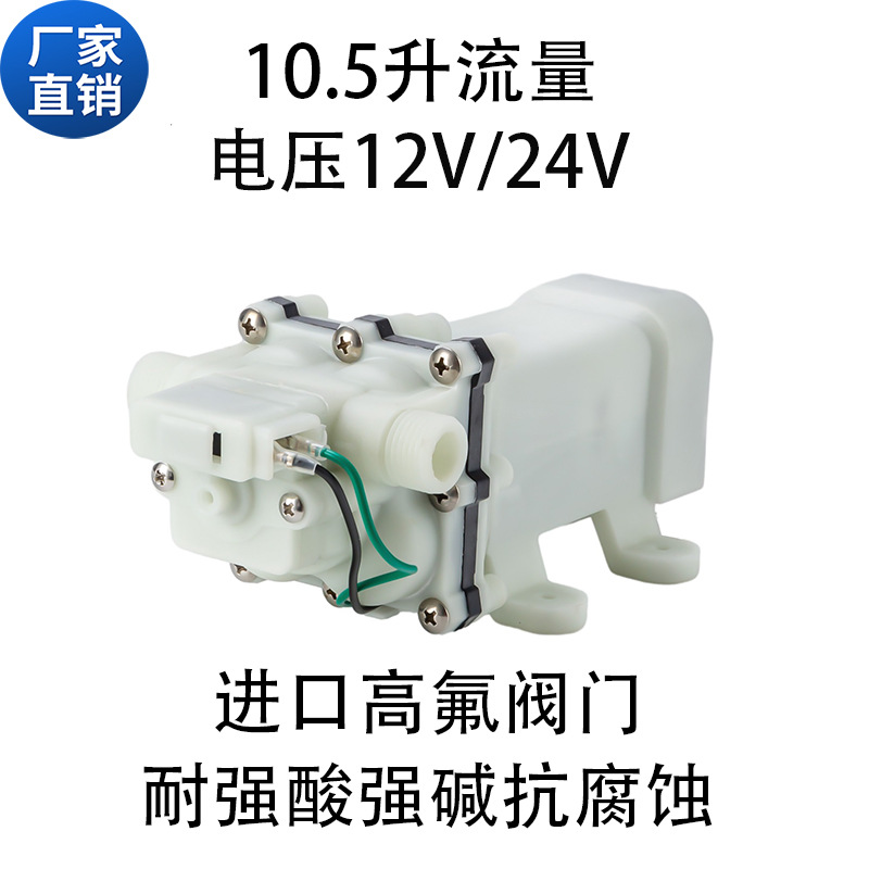 小型电动隔膜泵自吸泵抗强酸碱耐腐蚀化学药水清洗剂罐装泵尿素泵