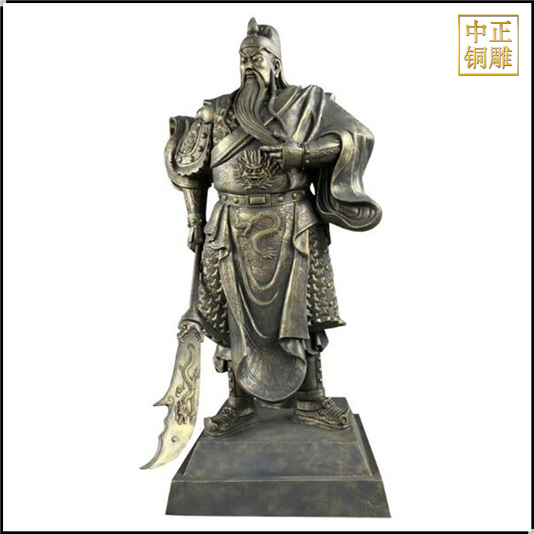 寺庙九龙关公铜像广场文官武将关公像九龙关公读春秋像铸造