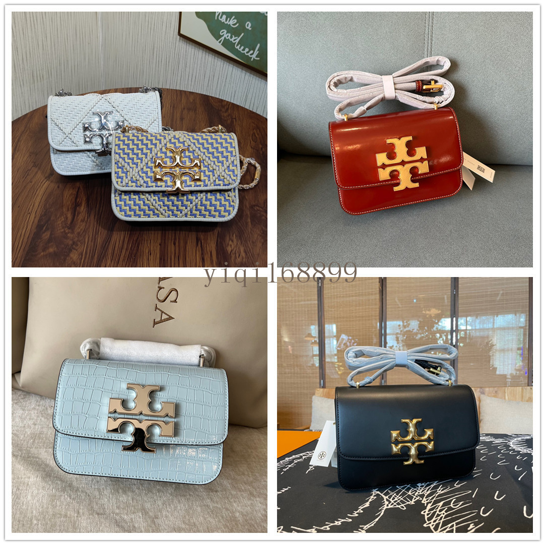 tb新款eleanor编织风琴包鳄鱼纹牛皮豆腐包206小方包单肩斜挎女包