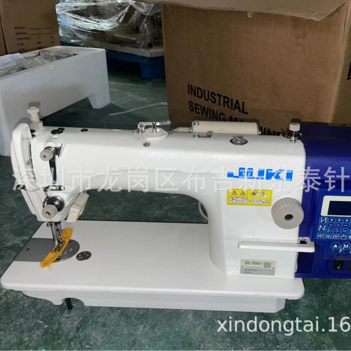 juki牌ddl-7000a-7直驱单针自动切线平缝机-阿里巴巴