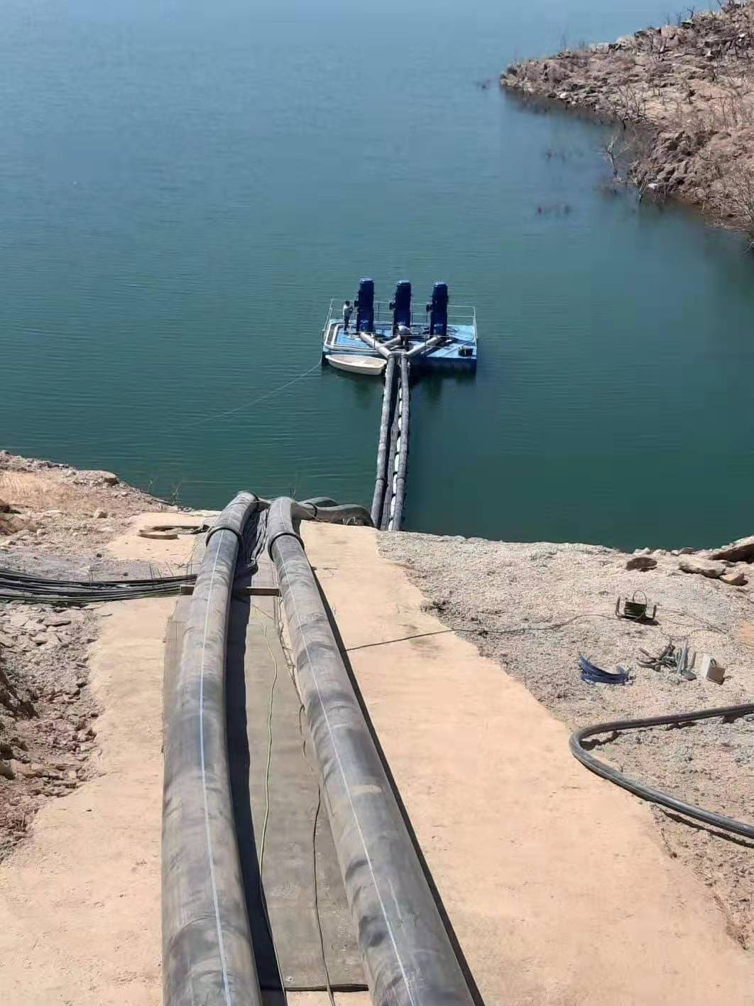 【大浮力】水上工作平台安定稳固防护抽水架水泵作业平台勘测浮台