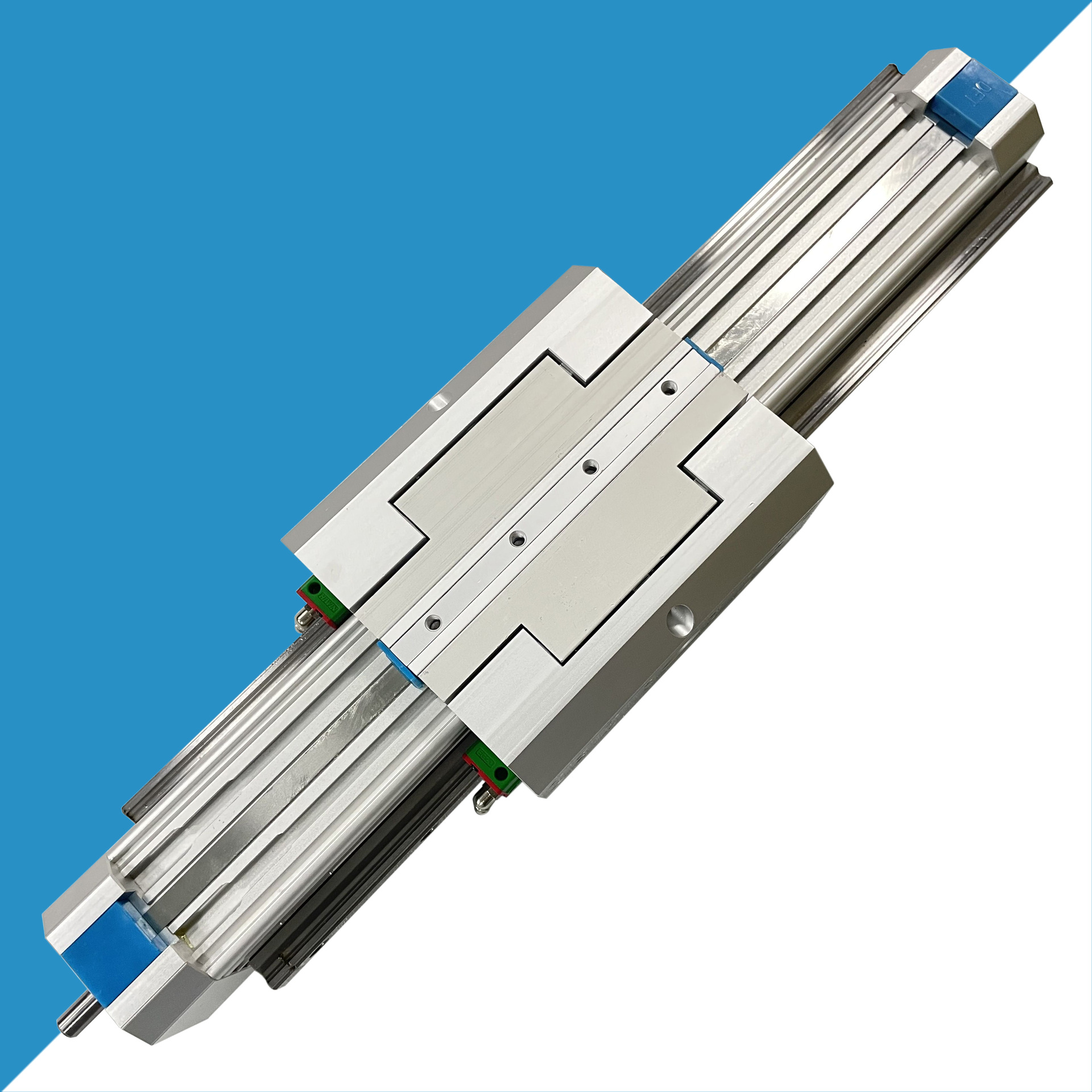 厂家直供铝型材线性滑台模组 64sp-eg-eg双导轨双滑块电动滑台缸