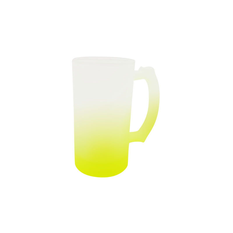 Creative Gradient Color Bottom Frosted Glass Cup