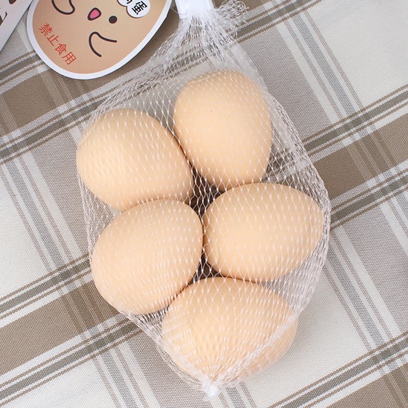 Squeeze Vent Egg Decompression Toy Funny Trick Useful Tool for Pressure Reduction Squeezing Toy Simulated Bun Model Slow Rebound Gift