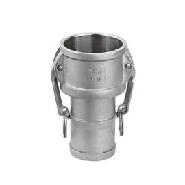 304不锈钢快速接头c型f型扳把式快接速头1寸软管水管皮管接头快插