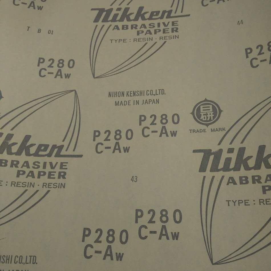 nikken植绒日研打磨干砂纸圆盘抛光超薄型圆盘FTCA带涂层 280背绒