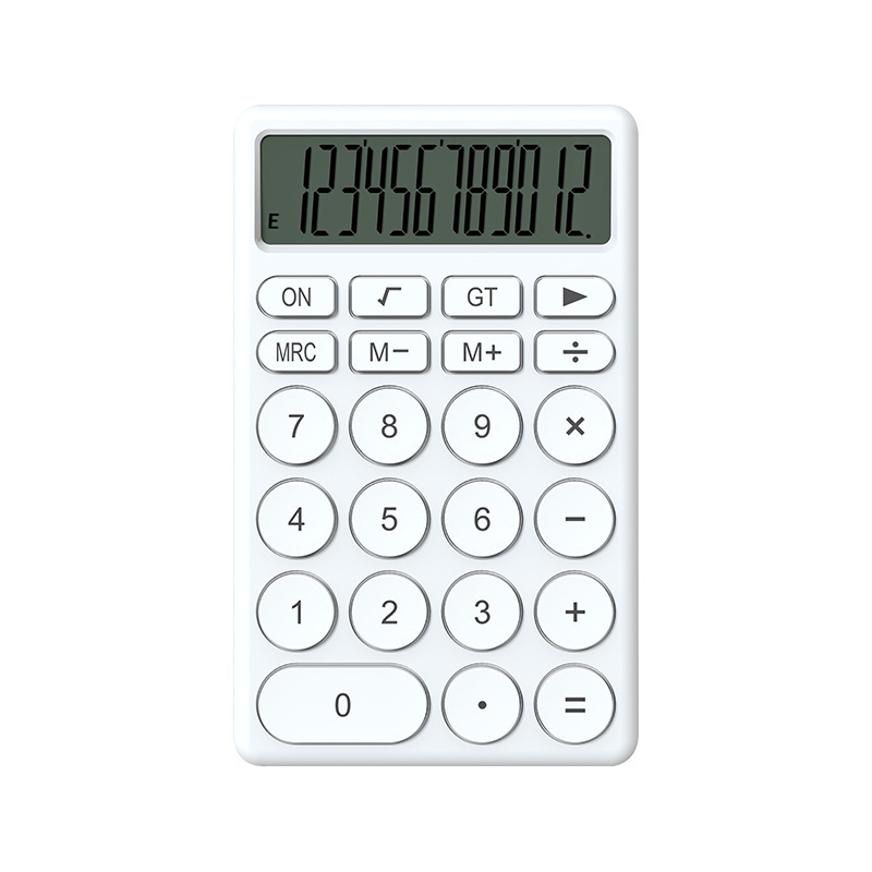 Macaron Good-looking Large Screen Student Cute Portable Desktop Calculator Factory Direct Sales Wholesale