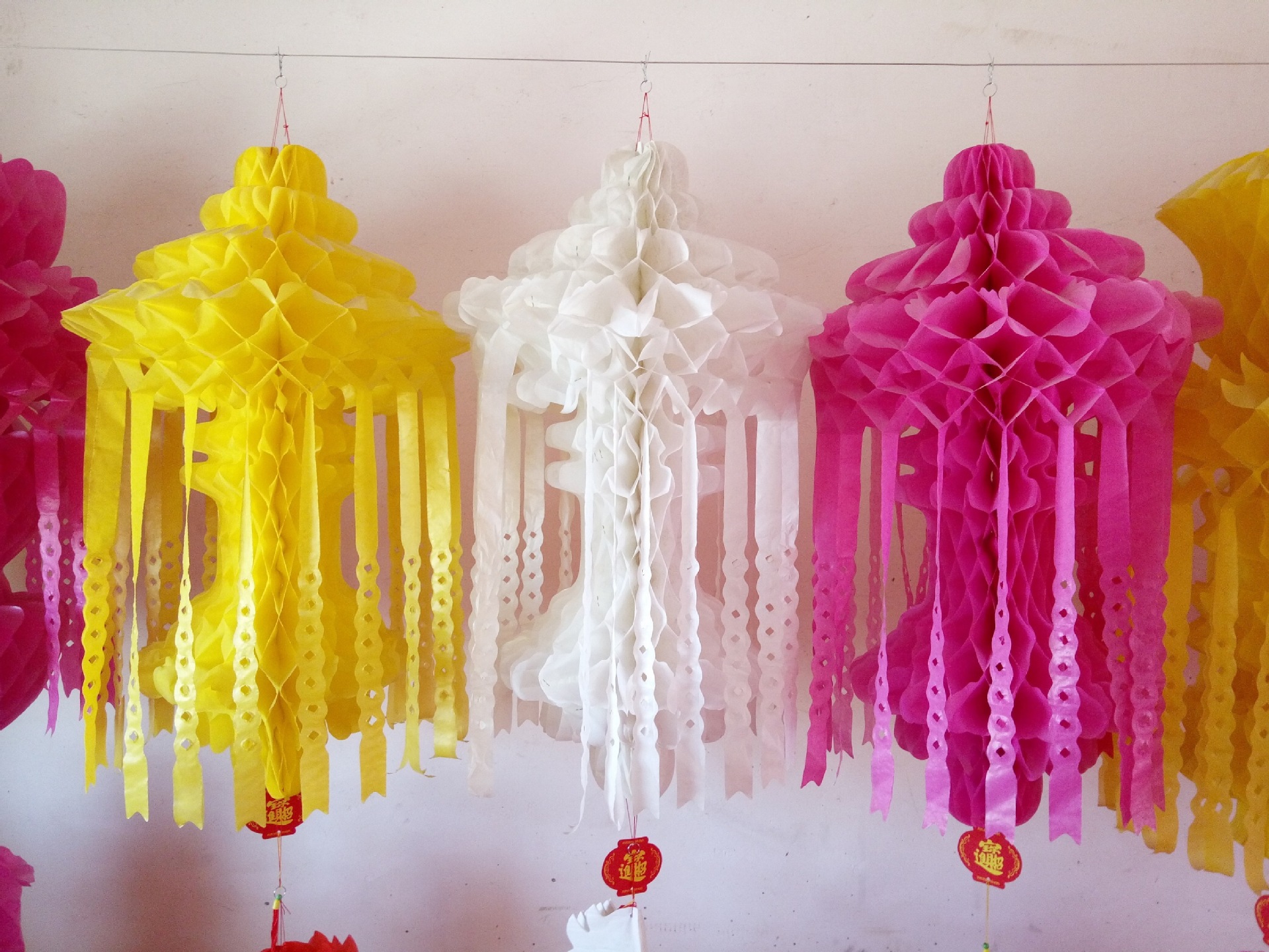 清明节纸灯笼祭祀用品塑料扫墓上坟飘挂清纸吊子祭奠祭祖丧葬白事