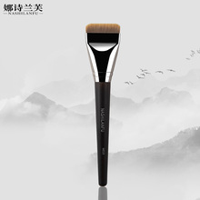 跨境爆款超薄一字形粉底刷化妆刷遮瑕平头无痕不吃粉化妆美妆工具