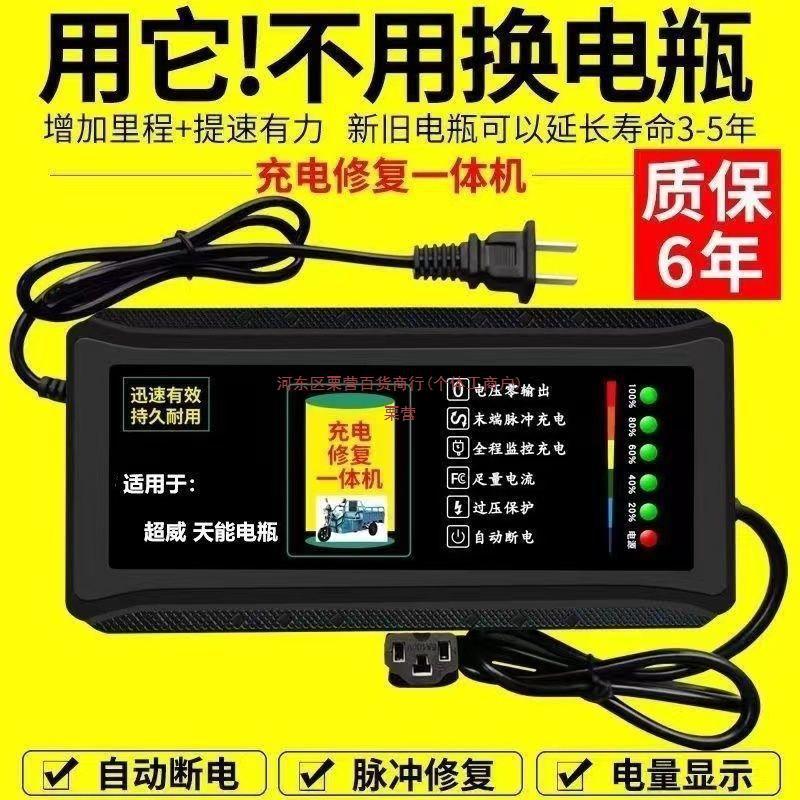 自动断电 两轮三轮电动车电瓶车充电器48v60v72v快充电车通用
