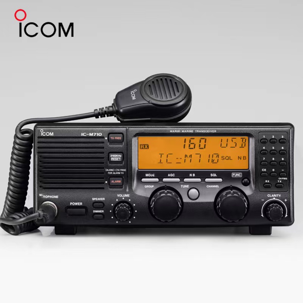 icom艾可慕ic-m710 150w中高频短波单边带海事电台 包邮