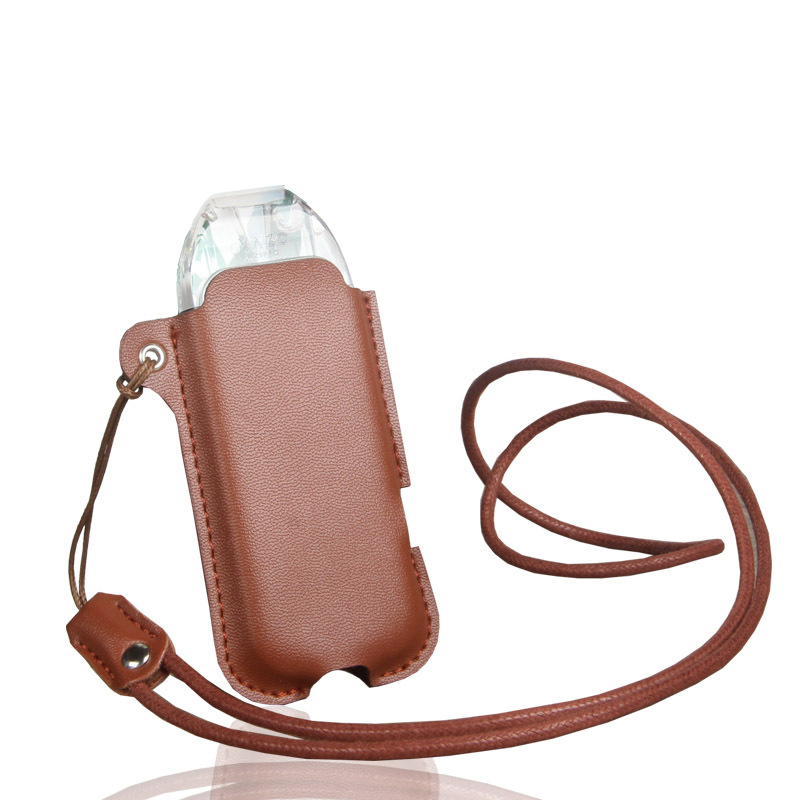 适用vazo烟杆皮套半包款烟套便携防尘保护套配挂脖长绳厂家