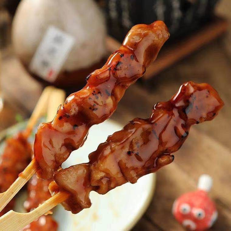 漫尼奇照烧鸡肉串270g 日式炭烤鸡腿肉串冷冻罗森711便利店烧烤串