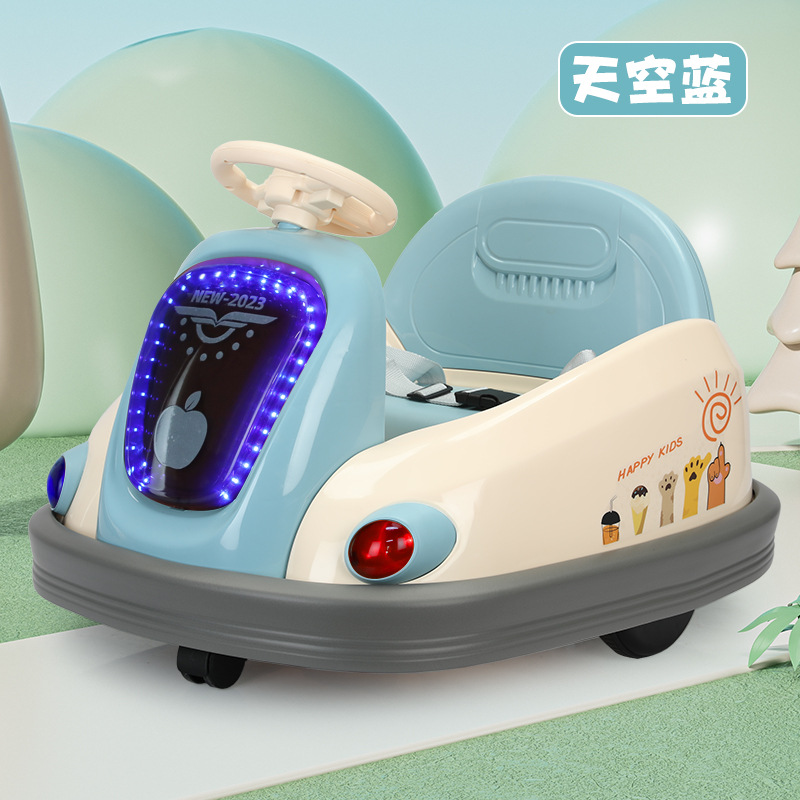 Children's Bumper Car Boys and Girls 1-5 Years Old Electric Bumper Car Outdoor Square Play Baby's Stroller with Remote Control